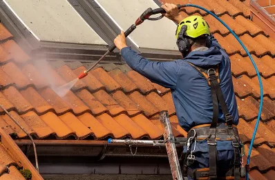 Démoussage et hydrofuge de toiture à Montromant